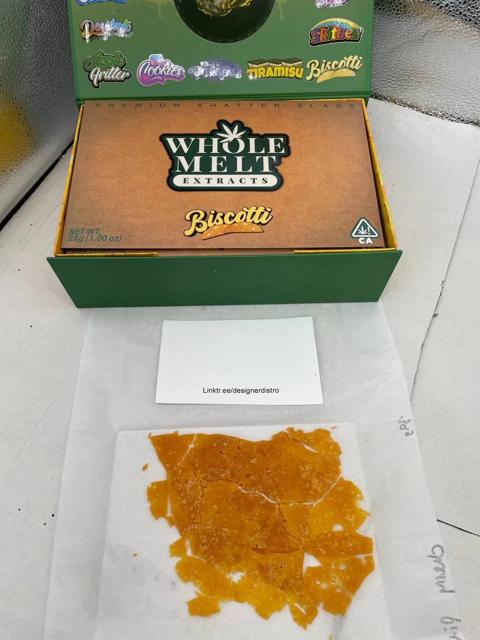 #DD44 Authentic Whole Melts Shatter 🫠